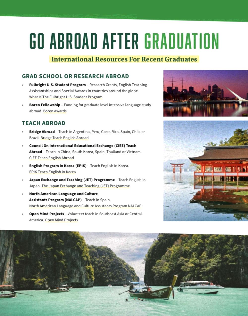 Go Abroad After Graduation ico