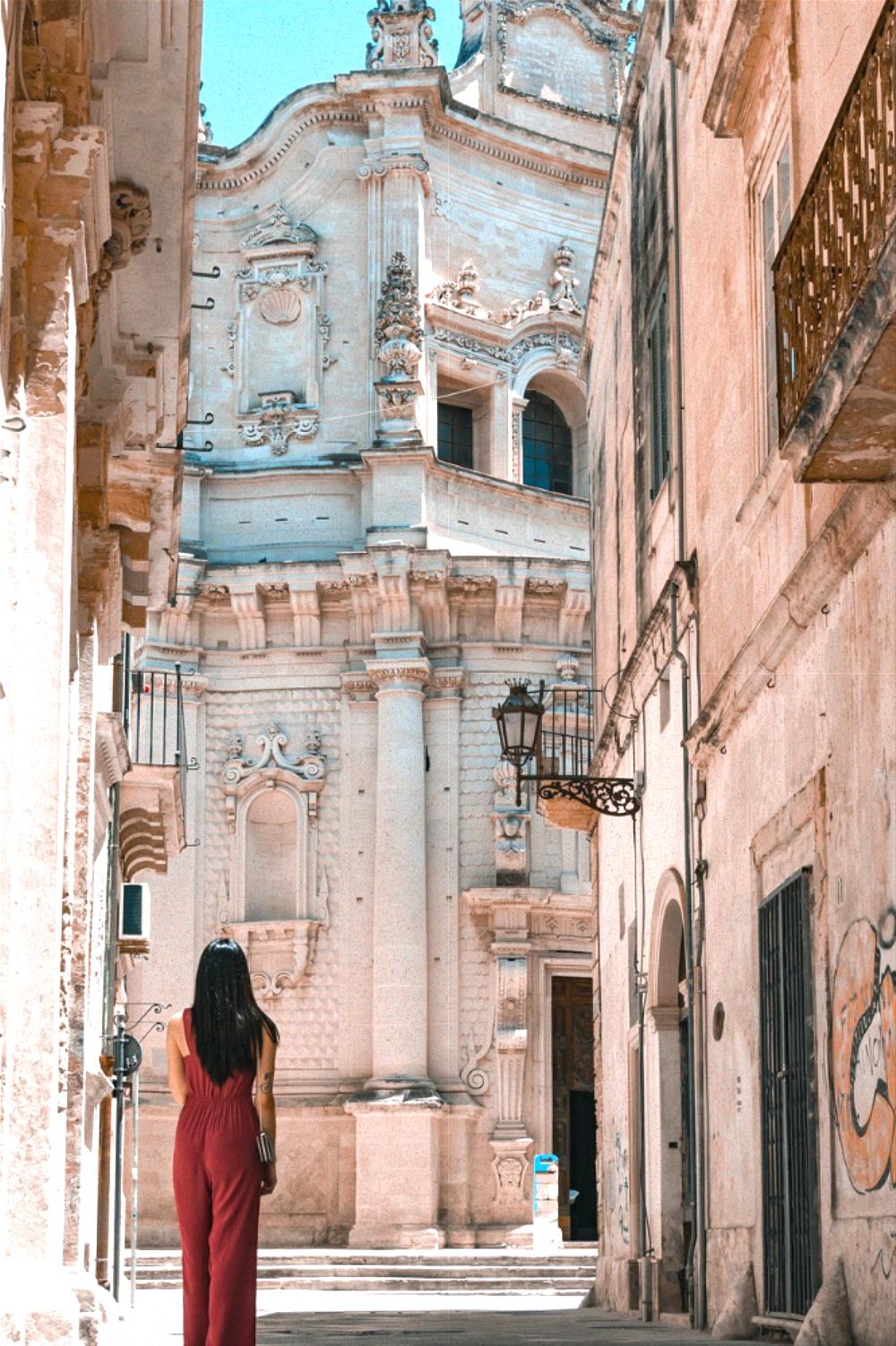 traveler and church